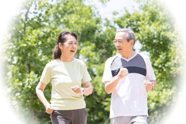 健康的なシニア夫婦