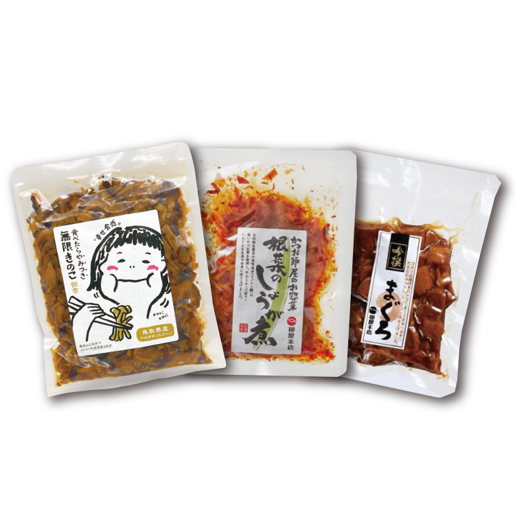 ミリオン佃煮3点セット